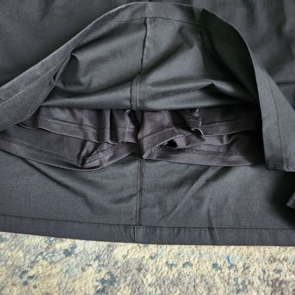 Adidas Climacool Womens Size 46 Black Golf Skirt Skort Lined Shorts - Picture 2 of 10